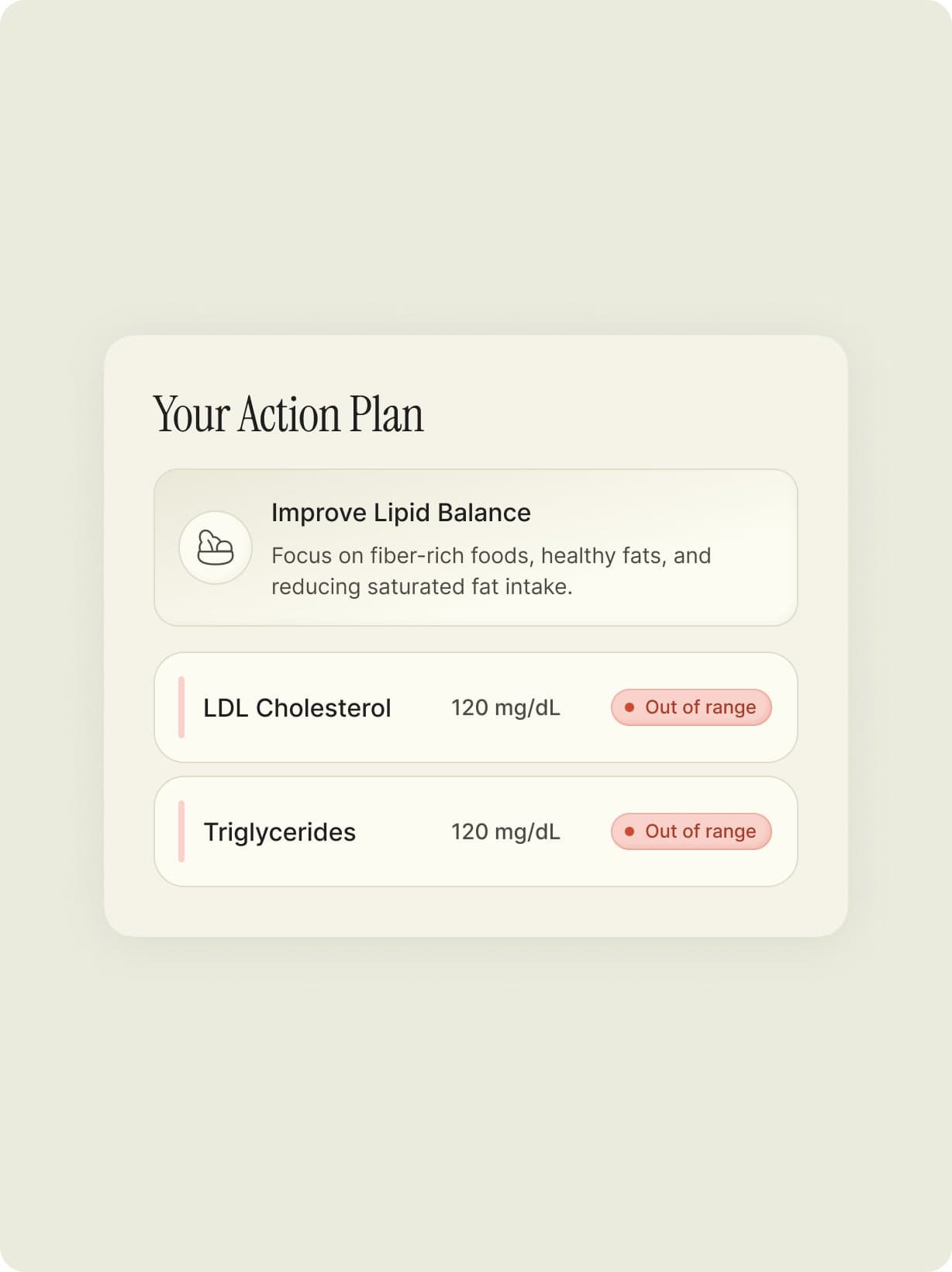 Take action